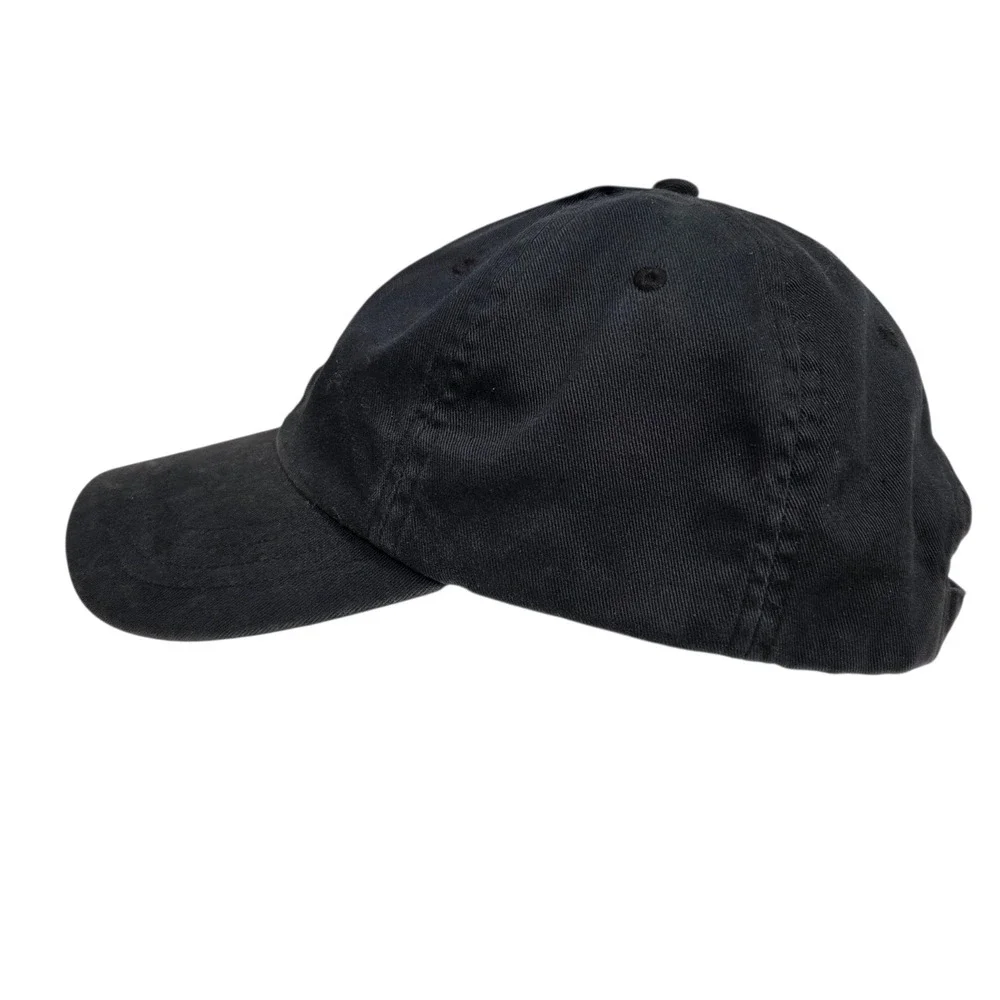Polo Ralph Lauren Strap‎ Back Baseball Cap Black Red Pony Logo Cotton Dad Hat